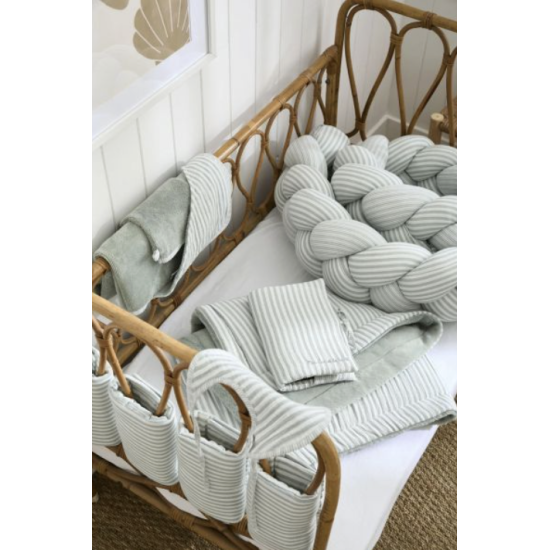Couverture Angora luxe 70 x 100 cm - Vert de gris - BB and CO