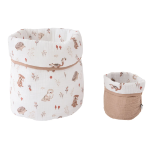 Set de 2 corbeilles - Cosy Forest