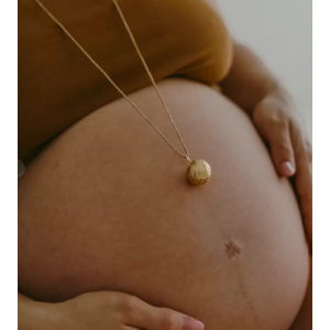 Bola de grossesse Arc-en-ciel sur cordon - Or jaune - Ilado