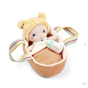 Poupée en tissu - Méla et son couffin 21 cm - Lilliputiens