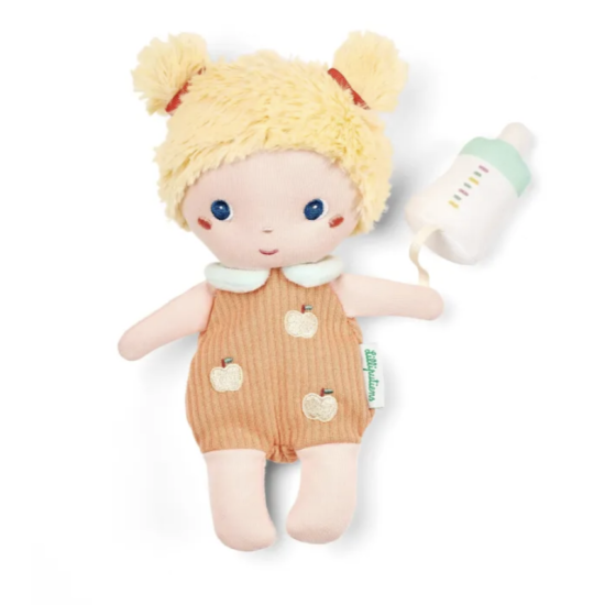 Poupée en tissu - Méla et son couffin 21 cm - Lilliputiens