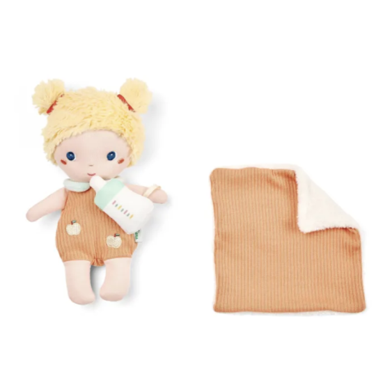 Poupée en tissu - Méla et son couffin 21 cm - Lilliputiens