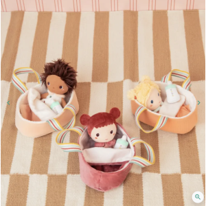 Poupée en tissu - Mio et son couffin 21 cm - Lilliputiens