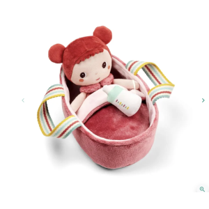 Poupée en tissu - Mio et son couffin 21 cm - Lilliputiens