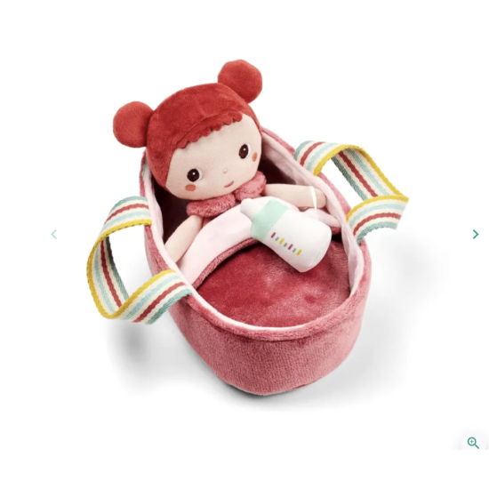 Poupée en tissu - Mio et son couffin 21 cm - Lilliputiens