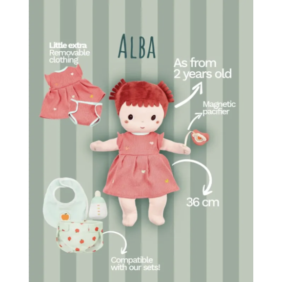 Alba - Poupée en tissu 36 cm - Lilliputiens