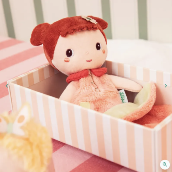 Jil - Petite poupée en tissu 18 cm- Lilliputiens