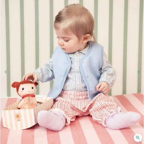 Jil - Petite poupée en tissu 18 cm- Lilliputiens