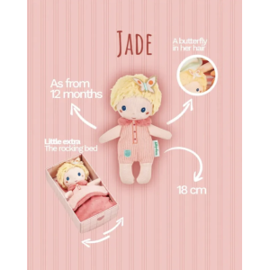 Jade - Petite poupée en tissu 18 cm - Lilliputiens