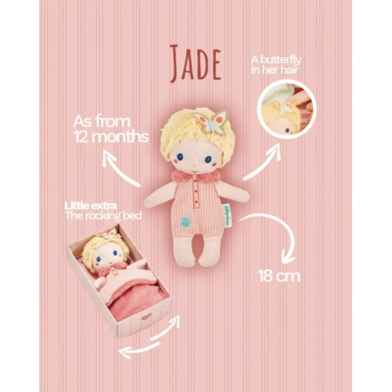 Jade - Petite poupée en tissu 18 cm - Lilliputiens