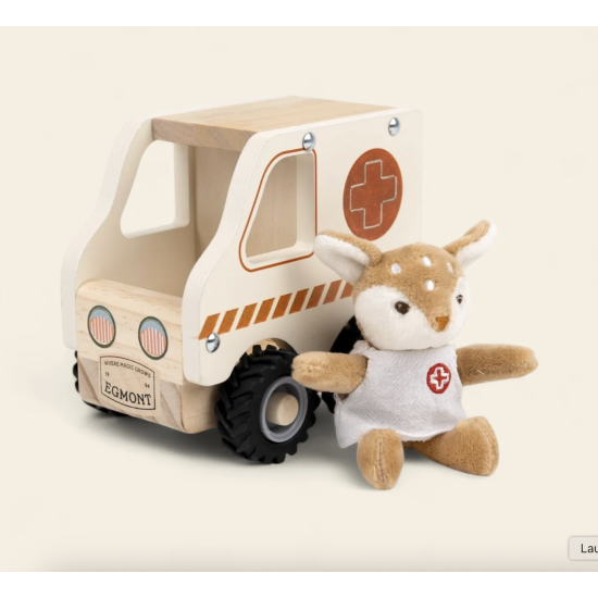 Ambulance avec son ami miniature - Egmont toys