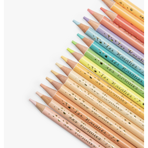 50 crayons de couleur - Les Rosalies - Moulin Roty
