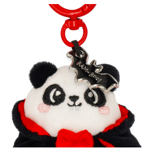 Porte-clés en peluche - Tiny Super Soft - Panda Halloween - Legami