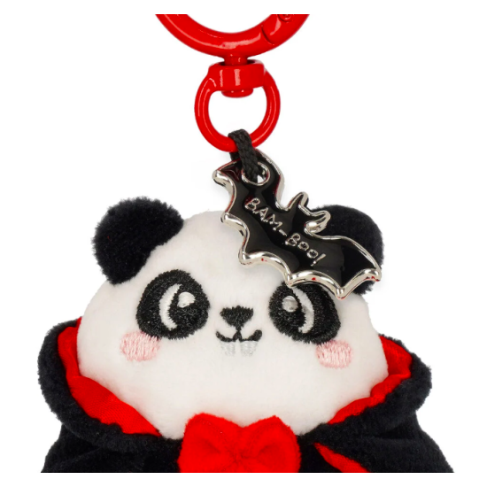 Porte-clés en peluche - Tiny Super Soft - Panda Halloween - Legami