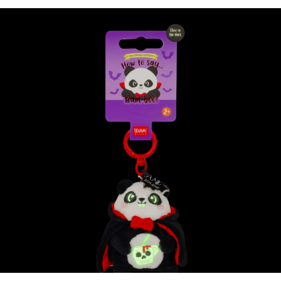 Porte-clés en peluche - Tiny Super Soft - Panda Halloween - Legami
