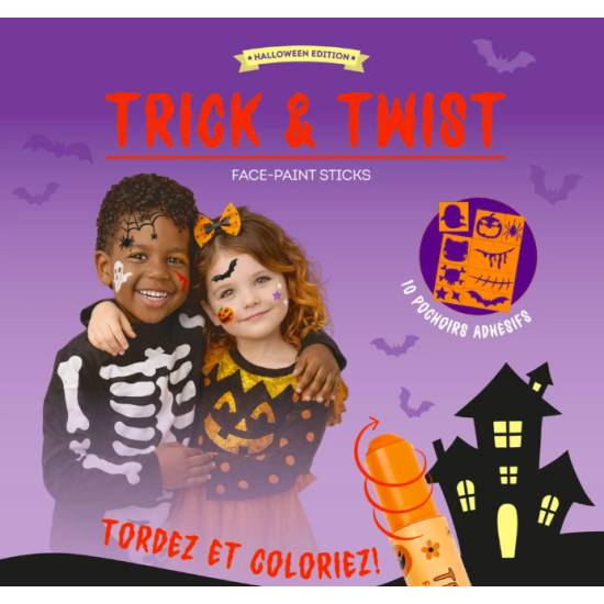 Set de 6 crayons de maquillage Halloween - Legami