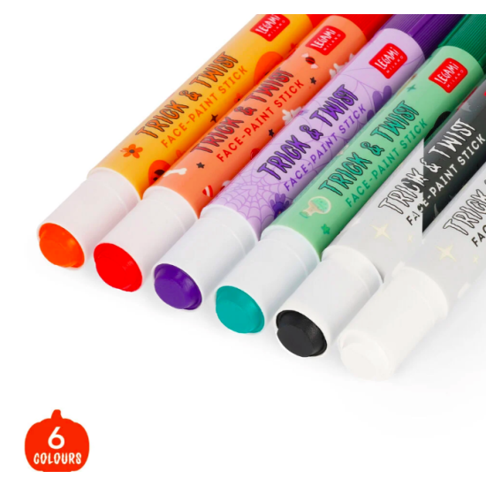 Set de 6 crayons de maquillage Halloween - Legami