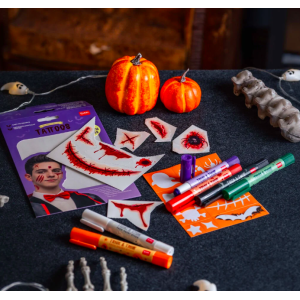 Tatouages éphémères - Scar Halloween - Legami