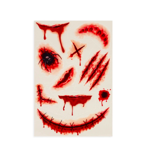 Tatouages éphémères - Scar Halloween - Legami