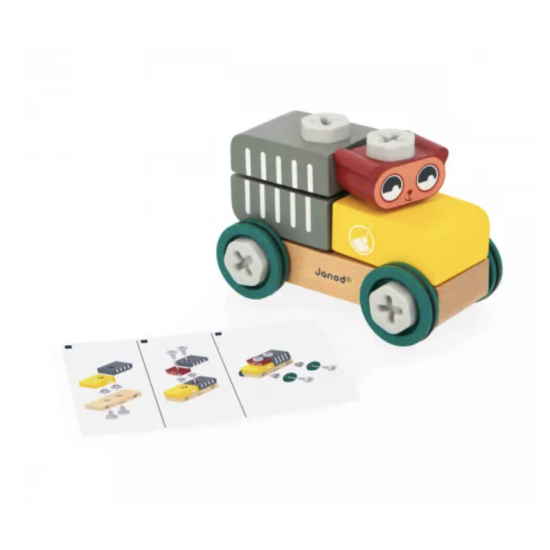 Bricokids - Voiture à bricoler ours - Janod