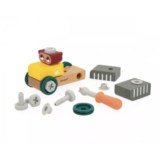 Bricokids - Voiture à bricoler ours - Janod