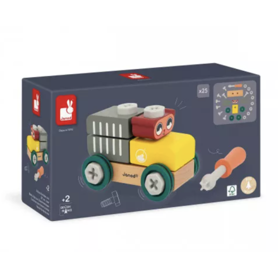 Bricokids - Voiture à bricoler ours - Janod