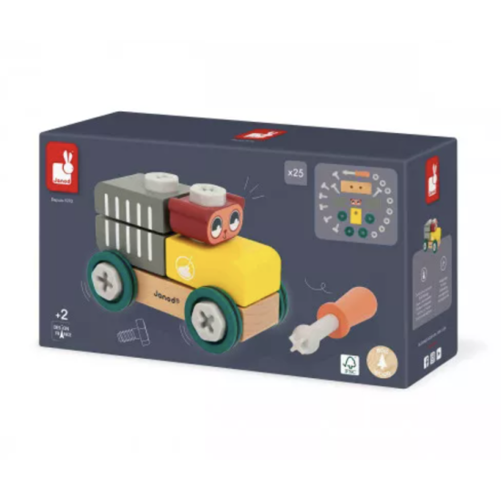 Bricokids - Voiture à bricoler ours - Janod