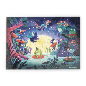 Puzzle phosphorescent 24 pcs Au clair de lune - Moulin Roty