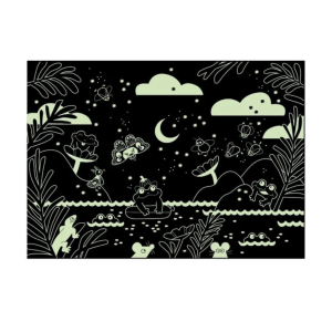 Puzzle phosphorescent 24 pcs Au clair de lune - Moulin Roty