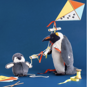 Peluche manchot - Tout autour du Monde - Moulin Roty