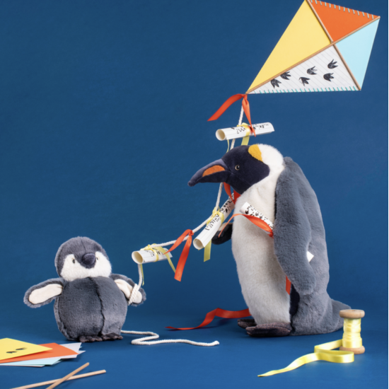Peluche manchot - Tout autour du Monde - Moulin Roty