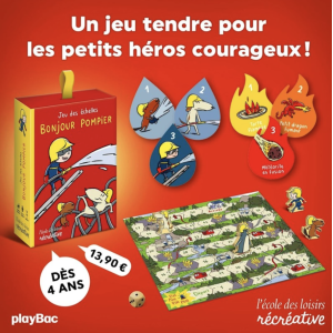 Jeu des échelles "Bonjour Pompier" - L'école des Loisirs