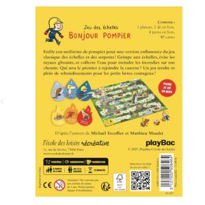 Jeu des échelles "Bonjour Pompier" - L'école des Loisirs