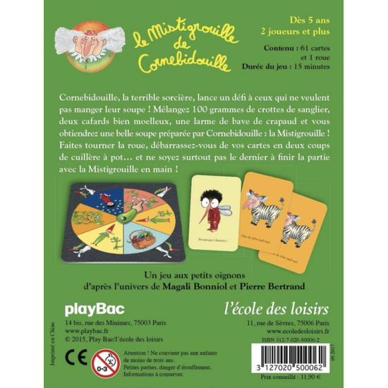 Jeu Mistigrouille de Cornebidouille - L'école des Loisirs