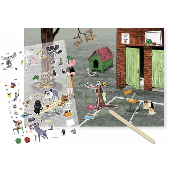 Décalcomanies Chien pourri - Ecole des Loisirs - Moulin Roty