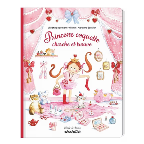 Livre Cherche et trouve - Princesse Coquette - Ecole des Loisirs