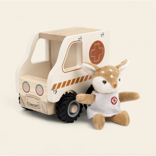 Ambulance avec son ami miniature - Egmont toys