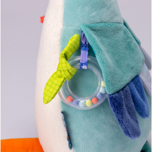 Peluche d'activités grand héron - La mare aux grenouilles - Moulin Roty
