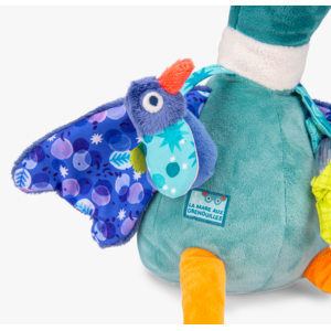 Peluche d'activités canard Léon - La mare aux grenouilles - Moulin Roty