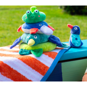 Animaux empilables en tissu - La mare aux grenouilles - Moulin Roty
