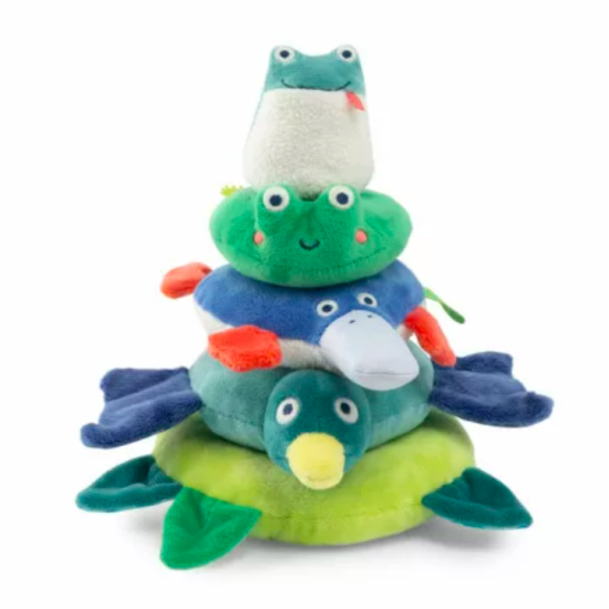 Animaux empilables en tissu - La mare aux grenouilles - Moulin Roty