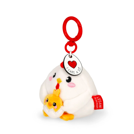 Porte-clé Tiny Super Soft Legami – Peluche kawaii