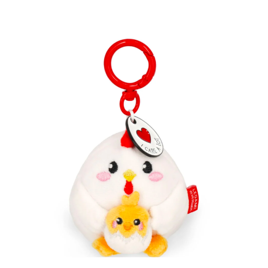 Porte-clé Tiny Super Soft Legami – Peluche kawaii