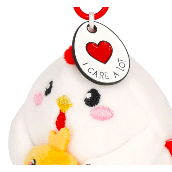 Porte-clé Tiny Super Soft Legami – Peluche kawaii