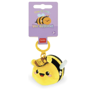 Porte-clés en peluche - Tiny Super Soft - Abeille - Legami