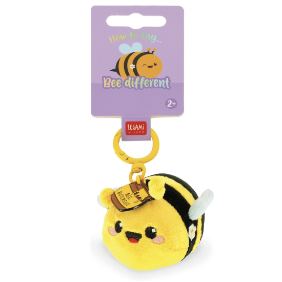 Porte-clés en peluche - Tiny Super Soft - Abeille - Legami