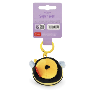 Porte-clés en peluche - Tiny Super Soft - Abeille - Legami