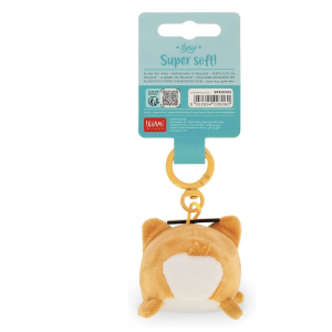Porte-clés en peluche - Tiny Super Soft - Corgi - Legami