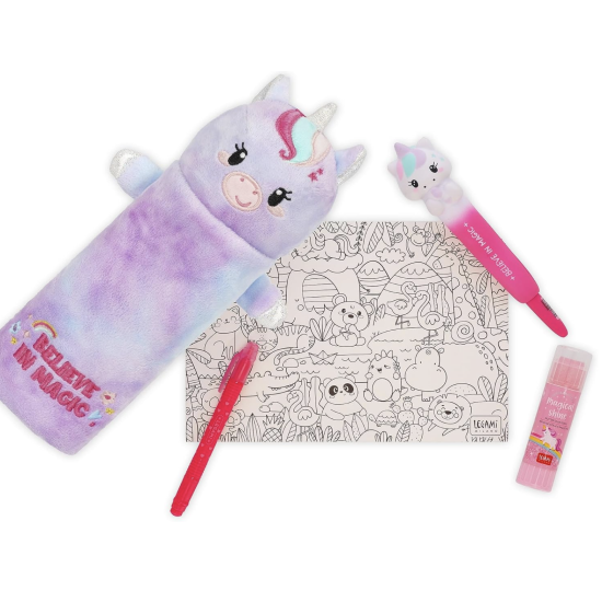 Trousse feutrée Super Soft - Licorne - Legami