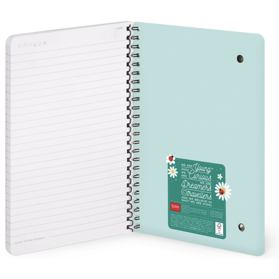 Carnet spirale A5 - Coccinelle - Legami